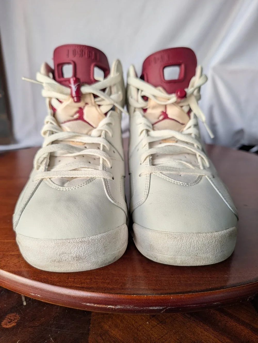Jordan Air Jordan 6 Retro Sneakers Maroon US Men Size 10 Active